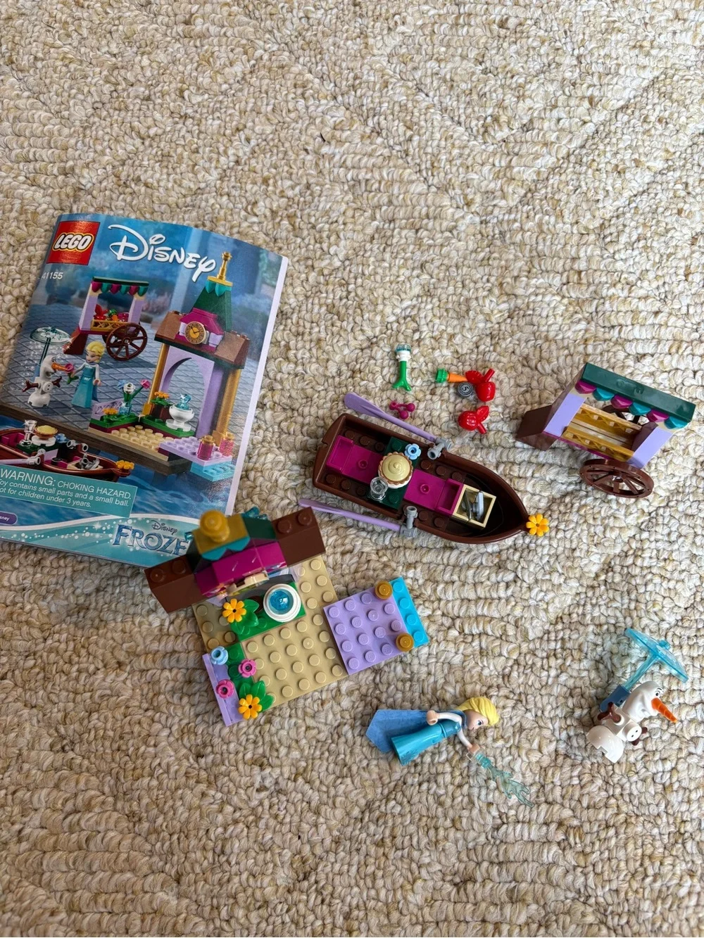 LEGO Disney Elsa Market Playset - Blue, Brown, Green, Pink